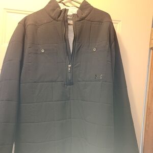 Under Armour Charcoal Quilted Shirt Jacket